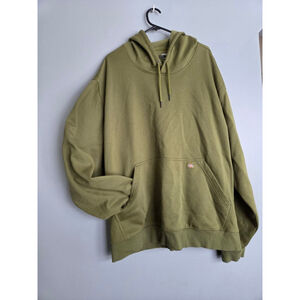 Men's Dickies army Green 3XL Hoodie with Orange Logo